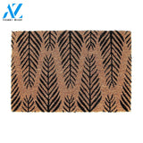 Outdoor Mat- Natural Black Leaf Cool Design Doormat Home Decor