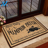 Outdoor Mat- Open Daily Pumpkin Patch Halloween Doormat Home Decor