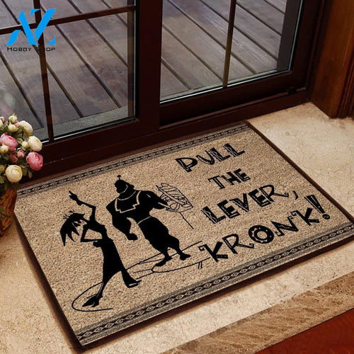 Outdoor Mat- Pull The Lever Kronk Coir Pattern Doormat Home Decor