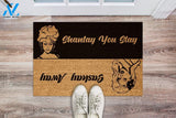 Outdoor Mat- Shantay You Stay Pretty Girl Black Beige Design Doormat Home Decor