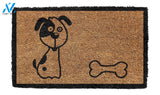 Outdoor Mat- Silly Dog And Bone Cool Design Doormat Home Decor