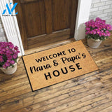 Outdoor Mat- Welcome to Nana and Papas House Doormat Home Decor