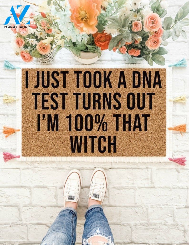 Outdoor Mat- Witch Welcome Printed Doormat Home Decor