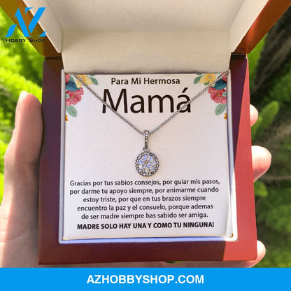 Para Mi Hermosa Mamá | Eternal Hope Silver Necklace