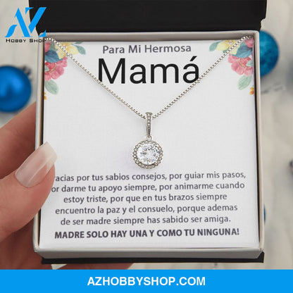 Para Mi Hermosa Mamá | Eternal Hope Silver Necklace