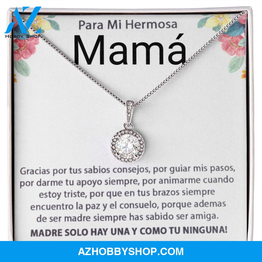 Para Mi Hermosa Mamá | Eternal Hope Silver Necklace