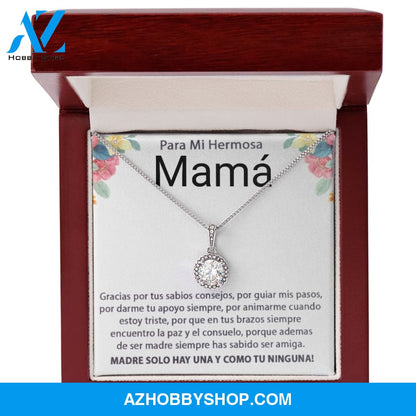 Para Mi Hermosa Mamá | Eternal Hope Silver Necklace