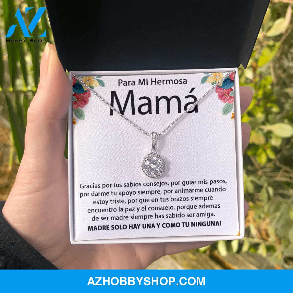 Para Mi Hermosa Mamá | Eternal Hope Silver Necklace