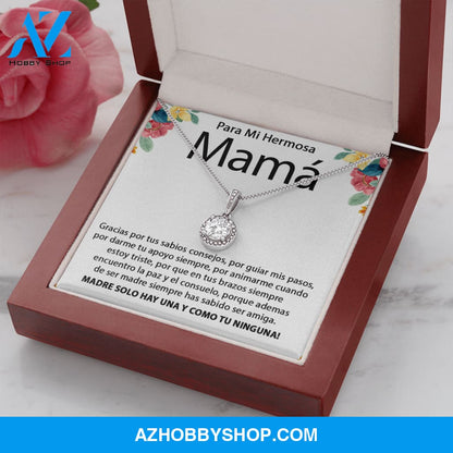 Para Mi Hermosa Mamá | Eternal Hope Silver Necklace