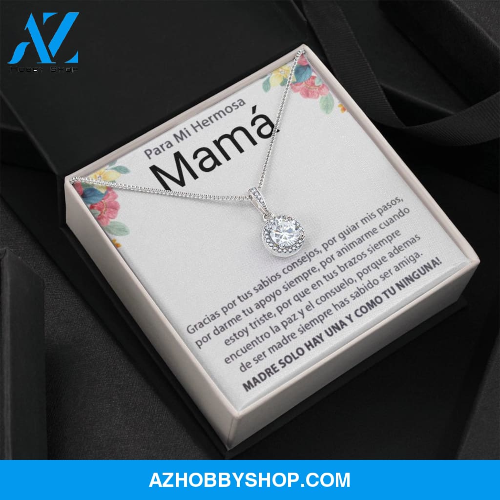 Para Mi Hermosa Mamá | Eternal Hope Silver Necklace