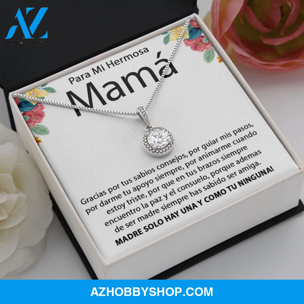 Para Mi Hermosa Mamá | Eternal Hope Silver Necklace