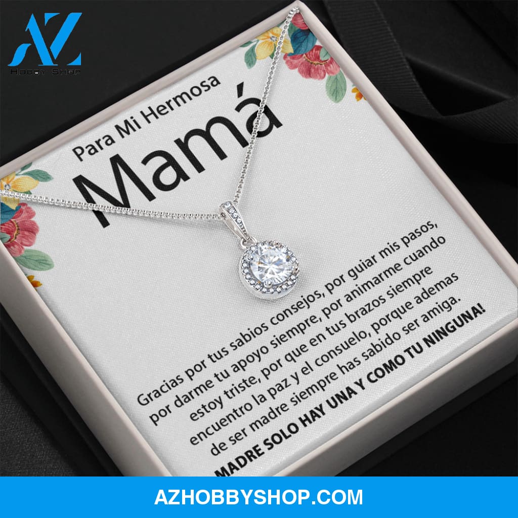 Para Mi Hermosa Mamá | Eternal Hope Silver Necklace