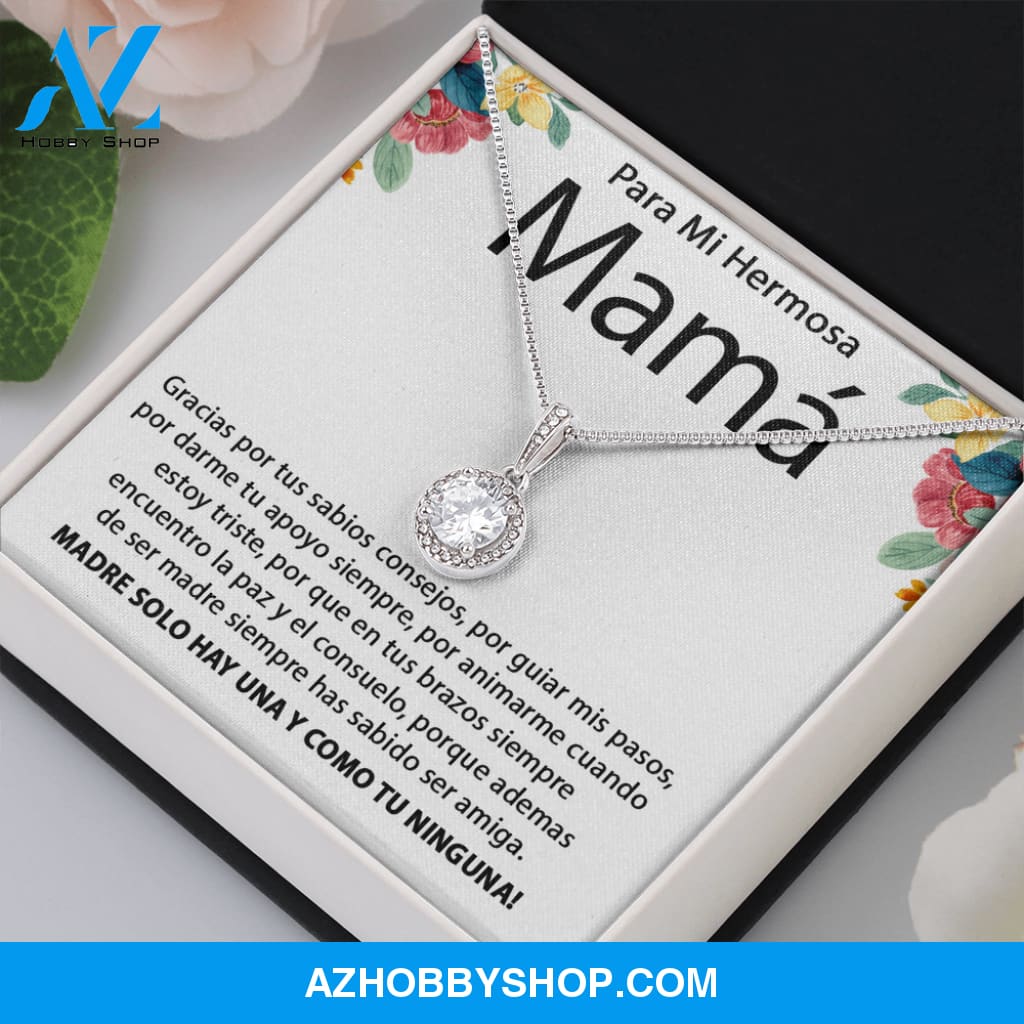 Para Mi Hermosa Mamá | Eternal Hope Silver Necklace
