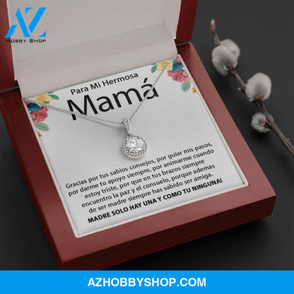 Para Mi Hermosa Mamá | Eternal Hope Silver Necklace