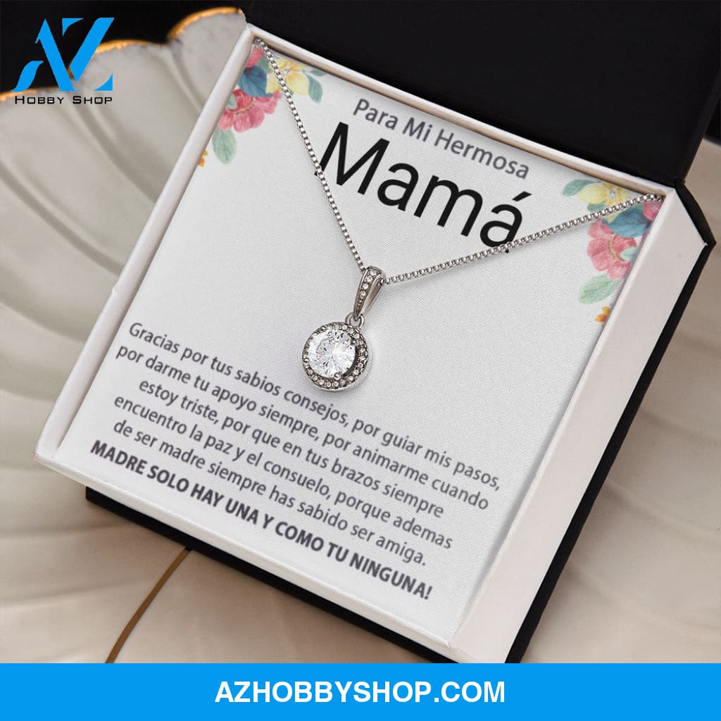 Para Mi Hermosa Mamá | Eternal Hope Silver Necklace