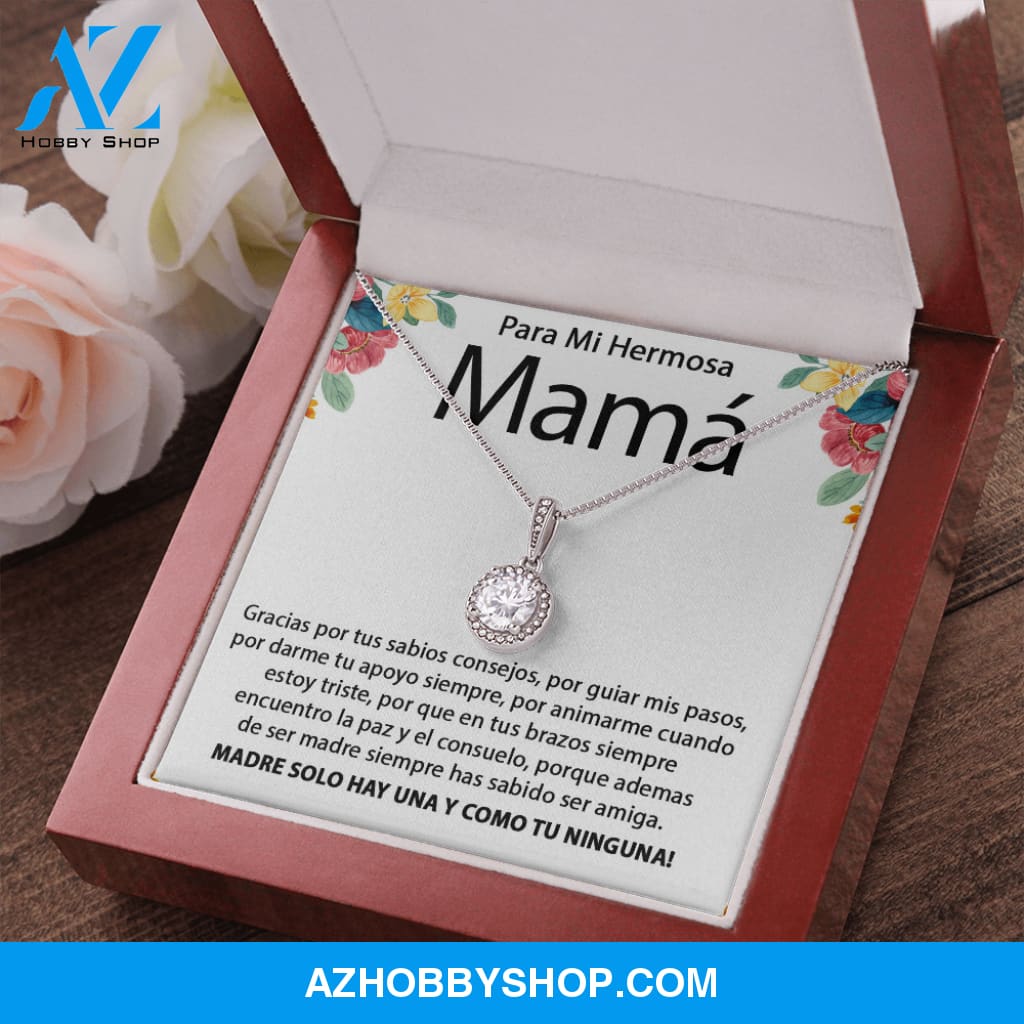 Para Mi Hermosa Mamá | Eternal Hope Silver Necklace