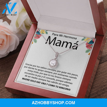 Para Mi Hermosa Mamá | Eternal Hope Silver Necklace