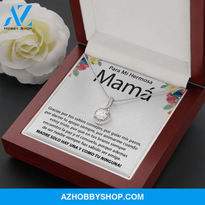 Para Mi Hermosa Mamá | Eternal Hope Silver Necklace