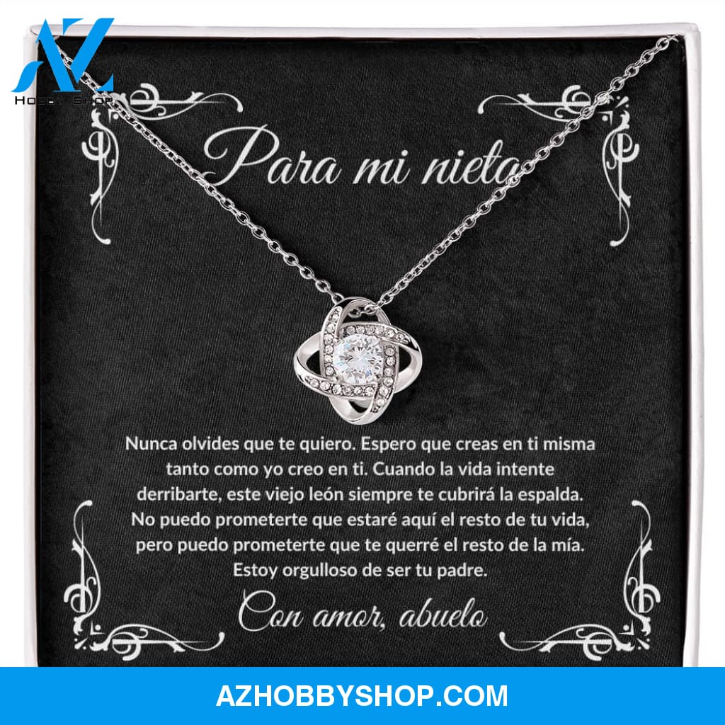 Para Mi Nieta - Love Knot Necklace