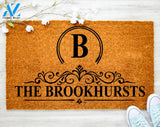 Personalize Family Name Doormat US based Front Door Doormat Porch Decor Housewarming Gift Doormat