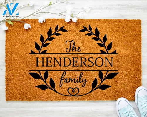 Personalize Star Family Name Doormat US based Front Door Doormat Porch Decor Housewarming Gift Doormat