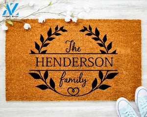 Personalize Star Family Name Doormat US based Front Door Doormat Porch Decor Housewarming Gift Doormat