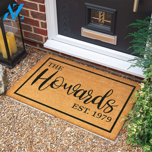 Personalized Custom Doormat Personalized Gift Wedding Gift Welcome Door Mat Housewarming Gift New Home Gift |