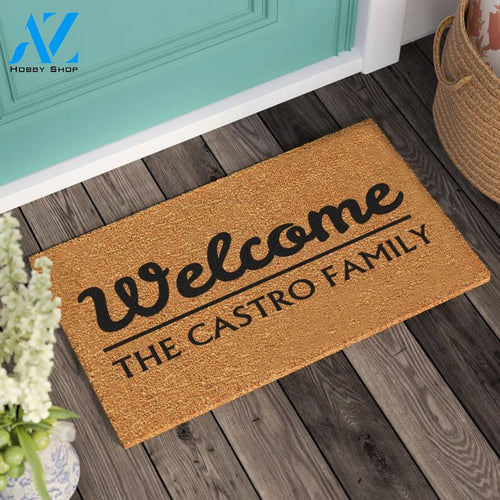 Personalized Custom Doormat Housewarming Gift New Home Gift Personalized Gift Wedding Gift Welcome Door Mat |