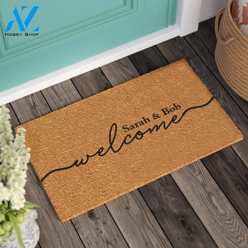 Personalized Custom Doormat Housewarming Gift Wedding Gift Personalized Gift New Home Gift Welcome Door Mat |