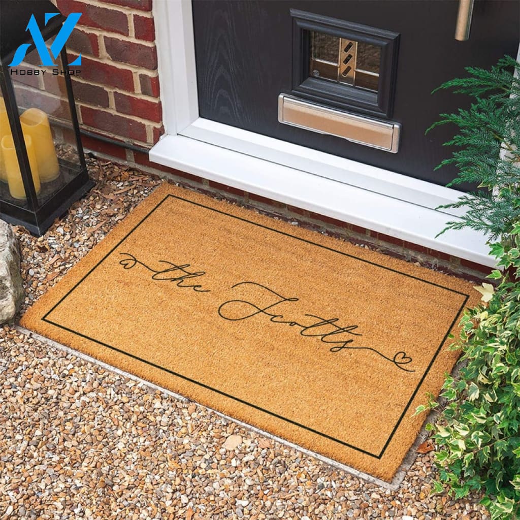 Personalized Custom Doormat Housewarming Gift Wedding Gift Welcome Door Mat Personalized Gift New Home Gift |