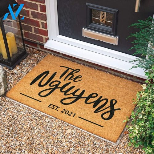 Personalized Custom Doormat Housewarming Gift Welcome Door Mat New Home Gift Personalized Gift Wedding Gift |