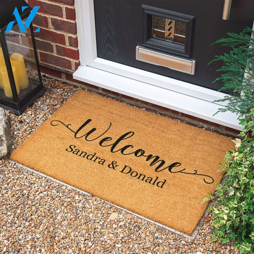 Personalized Custom Doormat New Home Gift Housewarming Gift Wedding Gift Welcome Door Mat Personalized Gift |