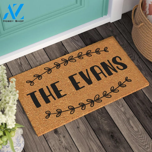 Personalized Custom Doormat Wedding Gift New Home Gift Housewarming Gift Personalized Gift Welcome Door Mat |