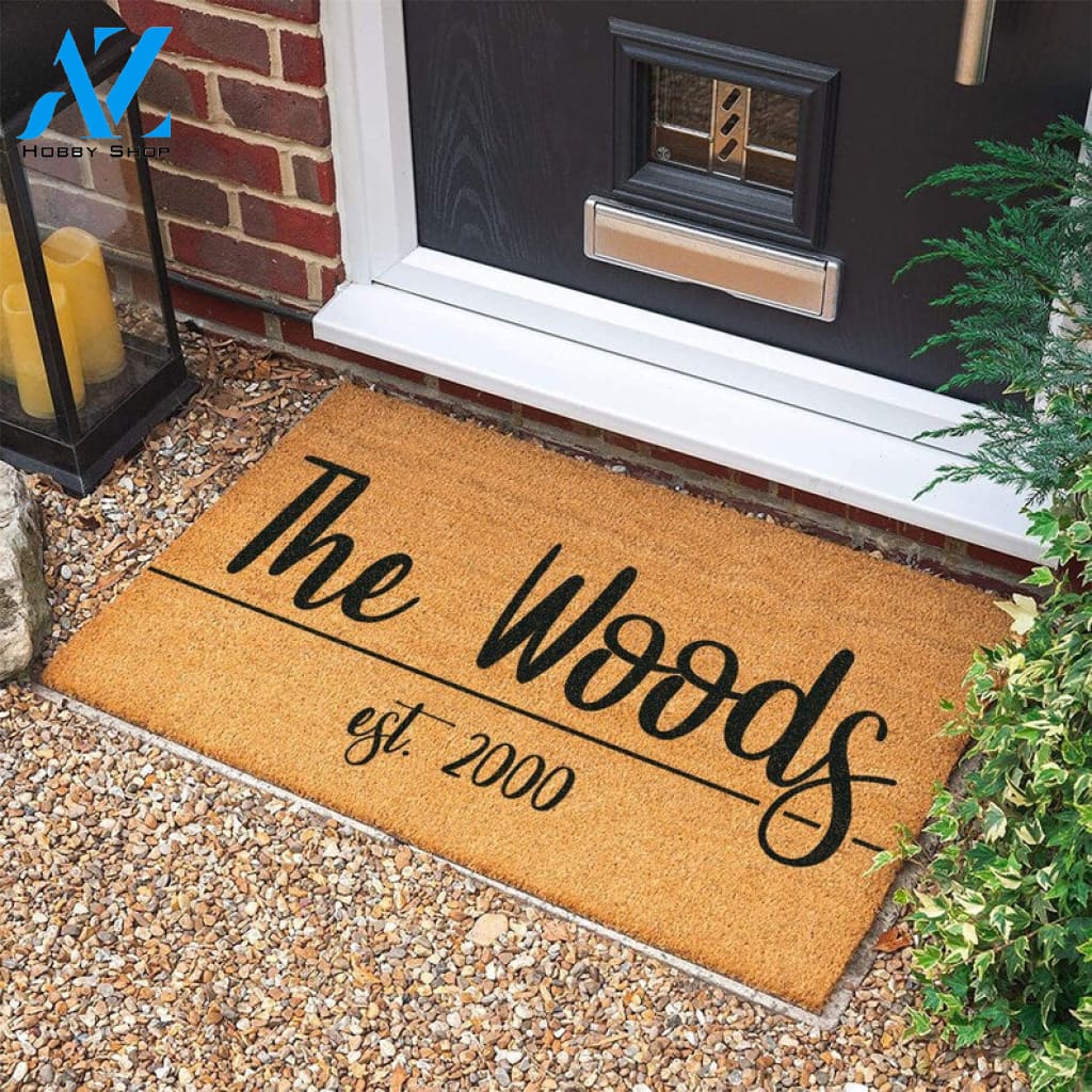 Personalized Custom Doormat Wedding Gift New Home Gift Personalized Gift Welcome Door Mat Housewarming Gift |