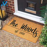 Personalized Custom Doormat Wedding Gift New Home Gift Personalized Gift Welcome Door Mat Housewarming Gift |