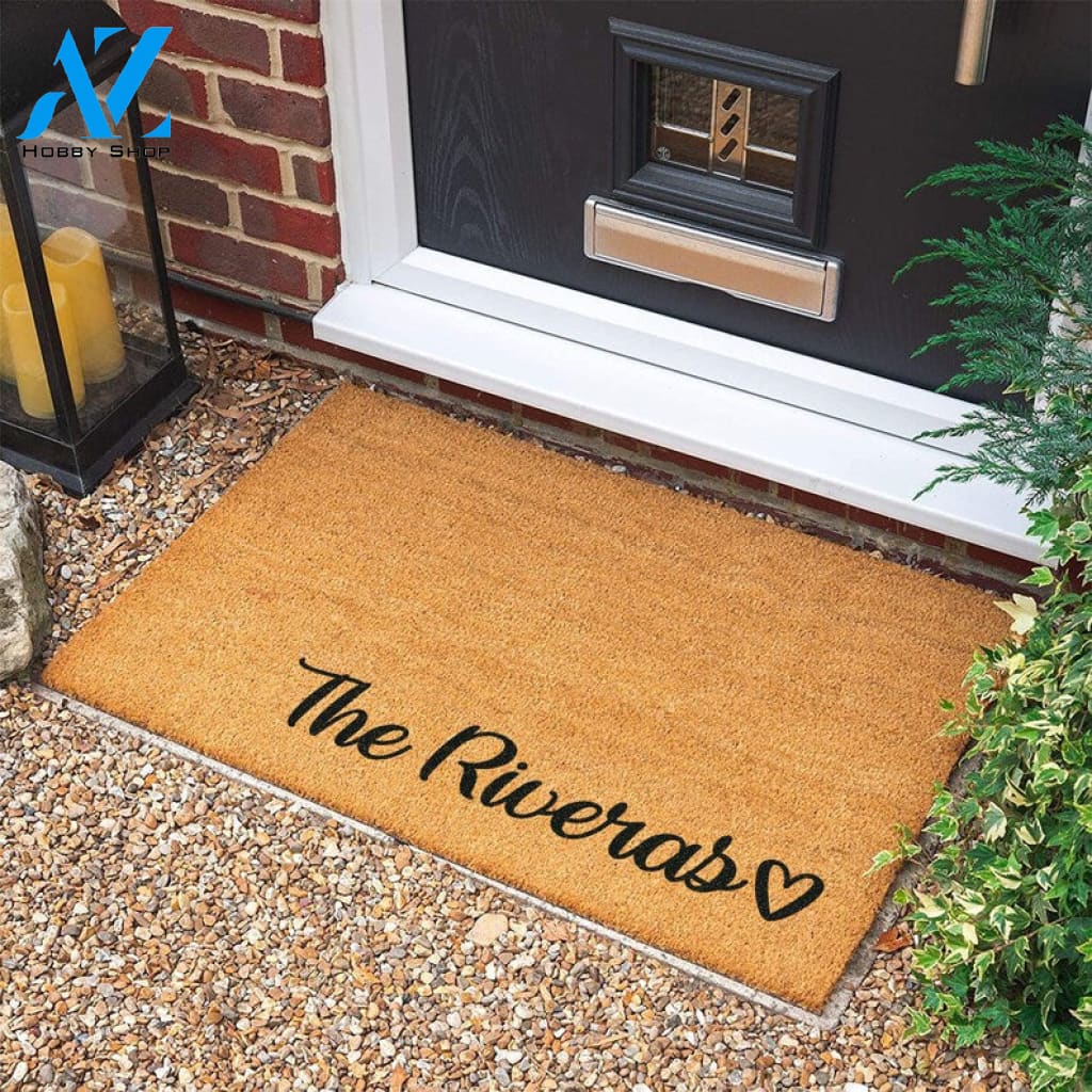 Personalized Custom Doormat Welcome Door Mat Personalized Gift New Home Gift Housewarming Gift Wedding Gift |