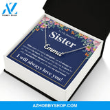 Personalized Custom Name Necklace From Sister birthday gifts from sister jewelry sisters necklace big sister little sister best sister gifts