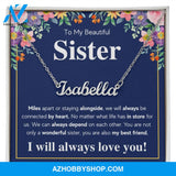 Personalized Custom Name Necklace From Sister birthday gifts from sister jewelry sisters necklace big sister little sister best sister gifts