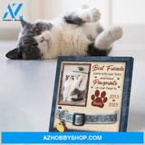 Personalized Dog Memorial Gifts 8X8 Picture Frame With Collar Holder Custom Cat Name Date Loss Of