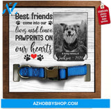 Personalized Dog Memorial Gifts 8X8 Picture Frame With Collar Holder Custom Cat Name Date Loss Of