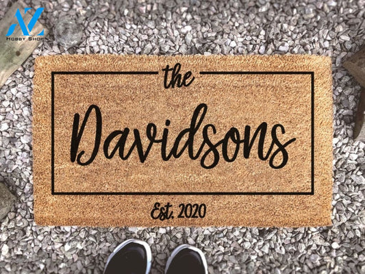 Personalized Doormat - Customized Door Mat - Wedding Gift - Closing Gift - Welcome Doormat - Monogram Rug