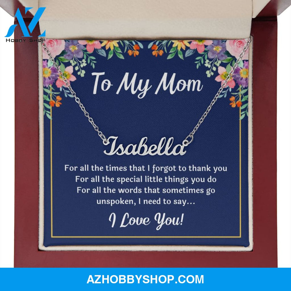 Personalized gifts for moms birthday mom christmas gifts mom and daughter necklace mom and son necklace mother daughter jewelry