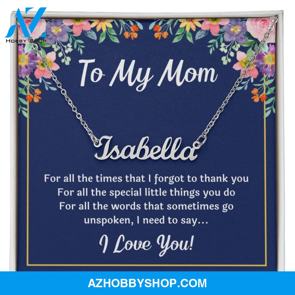 Personalized gifts for moms birthday mom christmas gifts mom and daughter necklace mom and son necklace mother daughter jewelry