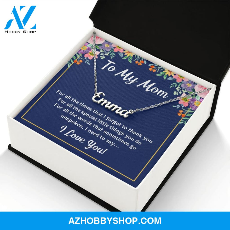 Personalized gifts for moms birthday mom christmas gifts mom and daughter necklace mom and son necklace mother daughter jewelry