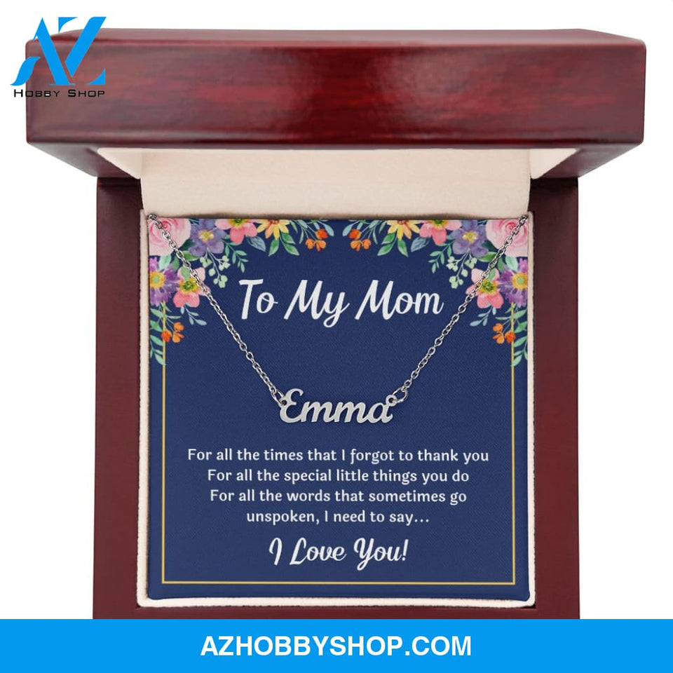 Personalized gifts for moms birthday mom christmas gifts mom and daughter necklace mom and son necklace mother daughter jewelry