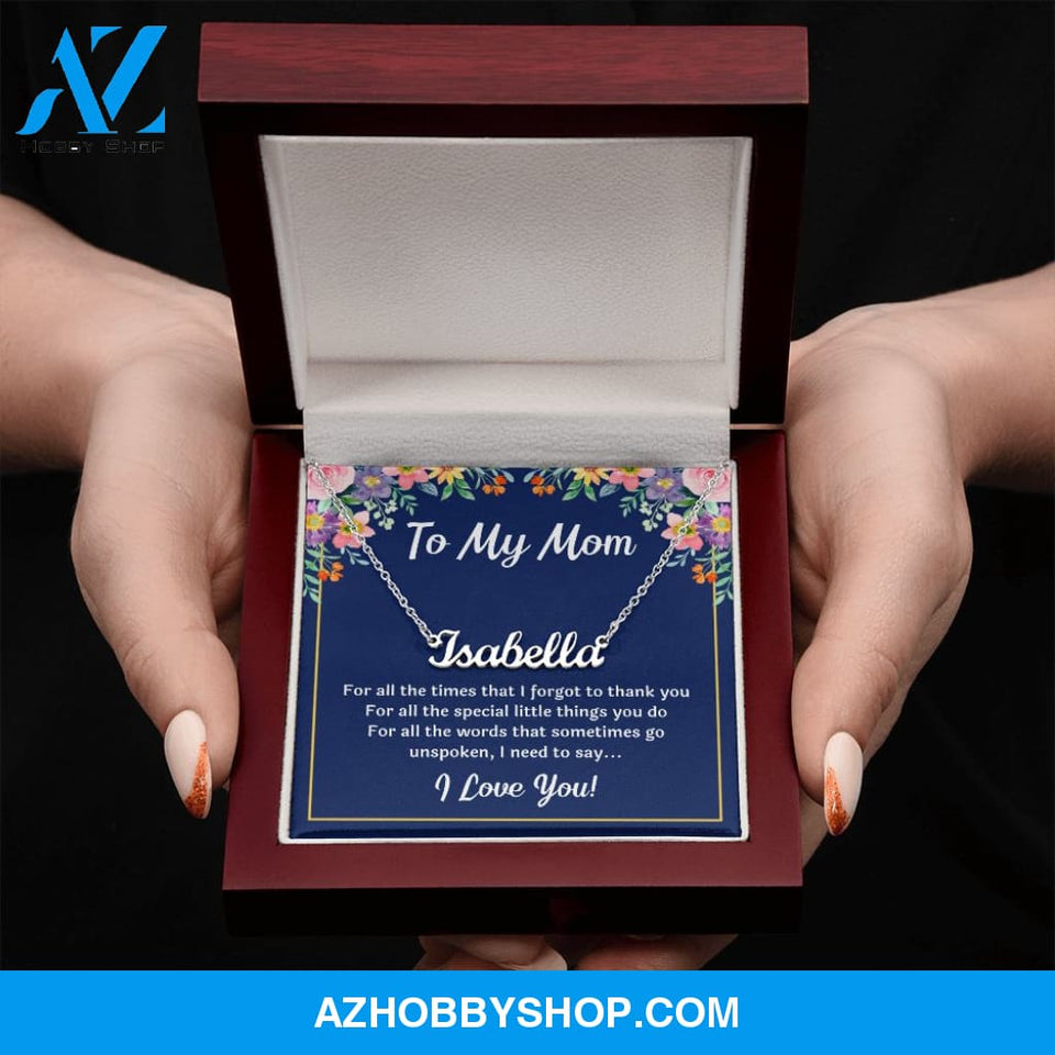 Personalized gifts for moms birthday mom christmas gifts mom and daughter necklace mom and son necklace mother daughter jewelry