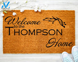 Personalized Handwriting Family Name Last name Doormat US based Front Door Doormat Housewarming Gift Doormat