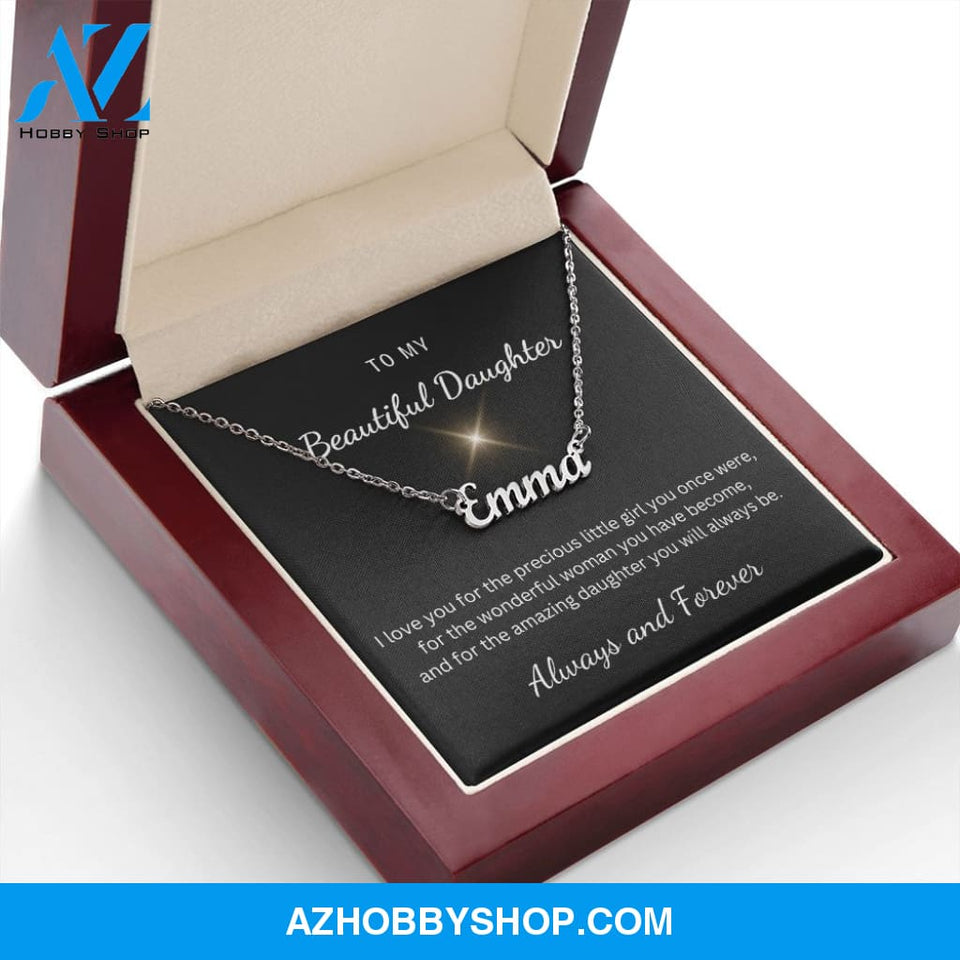 Personalized Name Necklace for Daughter