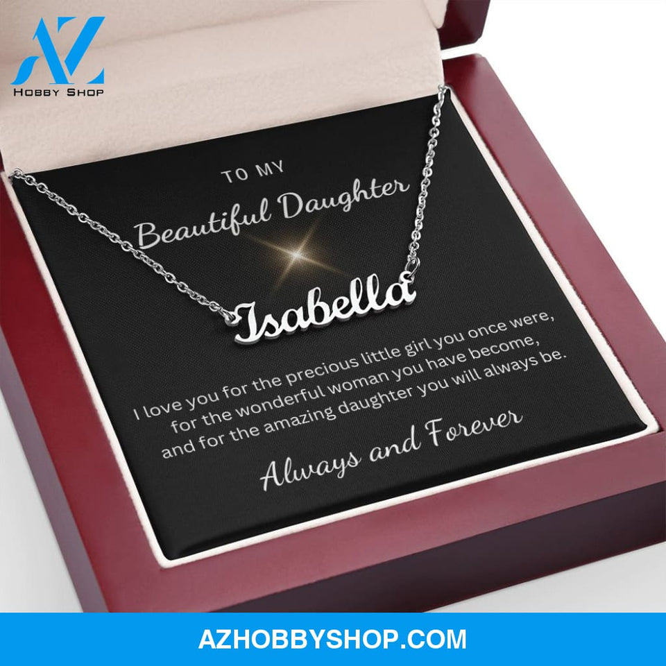 Personalized Name Necklace for Daughter
