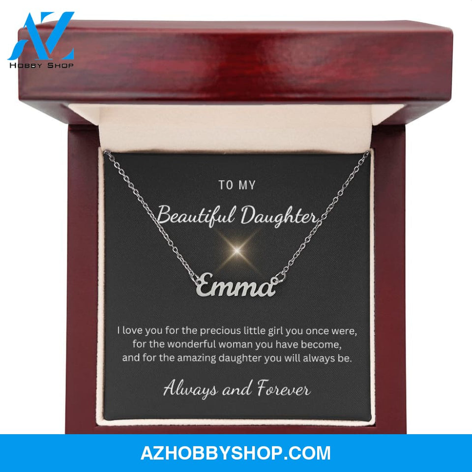 Personalized Name Necklace for Daughter